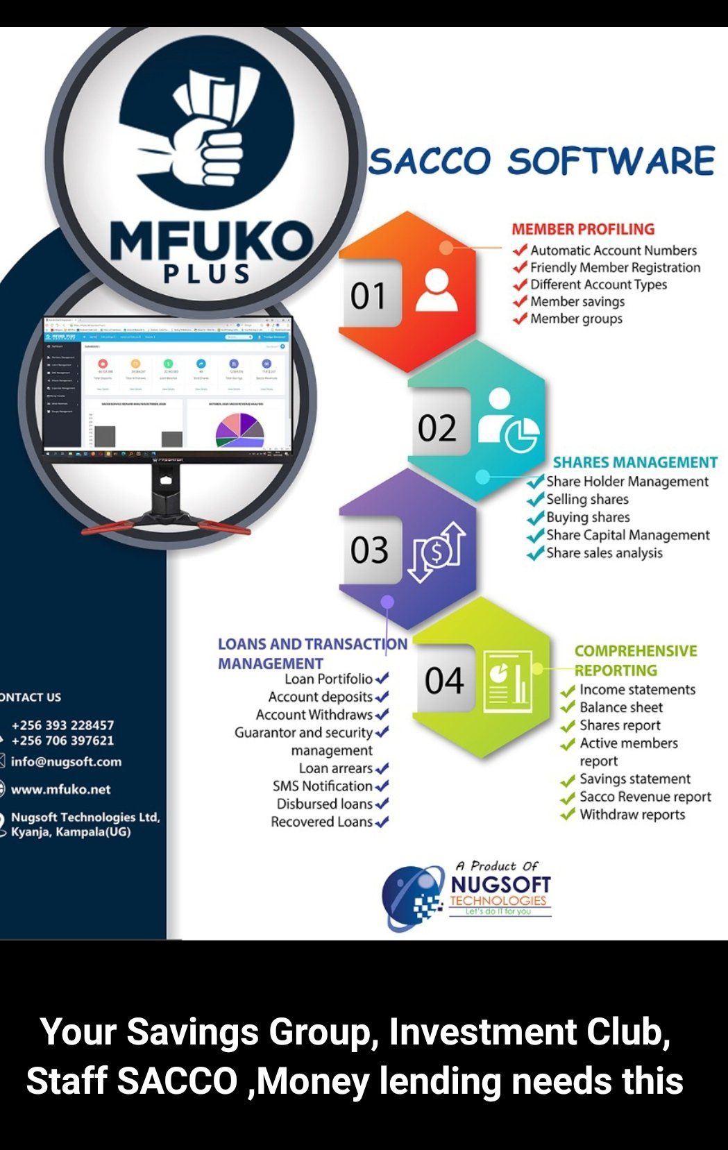 It is possible to save SACCOs with Mfuko plus management system Mfuko